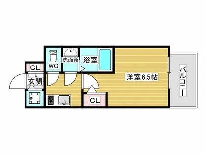 エスリードレジデンス大阪WEST【8階】の間取り