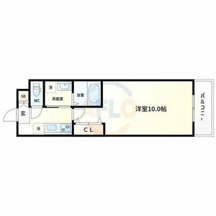 シナジーコート大正泉尾【2階】の間取り