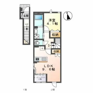 グランテラス【2階】の間取り