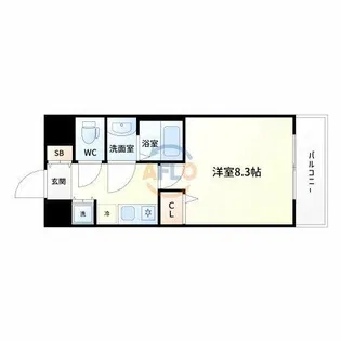 サーフアイランドモナリザ【1階】の間取り