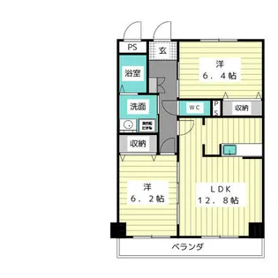 フォレストスクエア シバタ【3階】の間取り