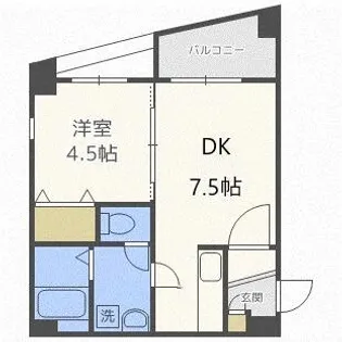 ALLURE MARUYAMA【4階】の間取り