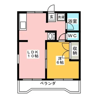 オーガストⅡ【1階】の間取り