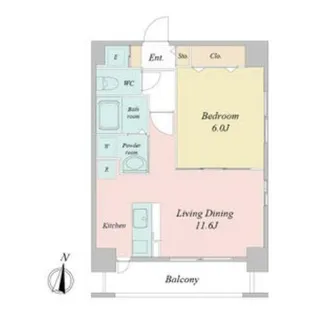 フィール円山【2階】の間取り