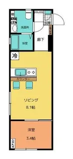 グランイニシオ徳川【2階】の間取り