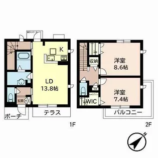 Shamaison Cygnus【0103号室】の間取り