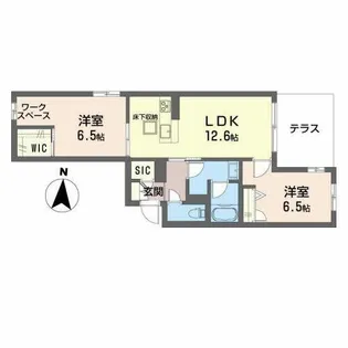 Shamaison La Casa Felice【0102号室】の間取り
