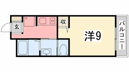 サニーガーデン【106号室】の間取り