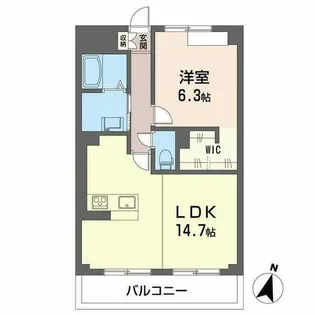 スクエアエムズ【0305号室】の間取り