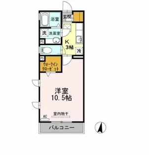 アイルーム【102号室】の間取り