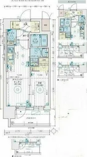 エステムコート名古屋 TWIN EAST【8階】の間取り