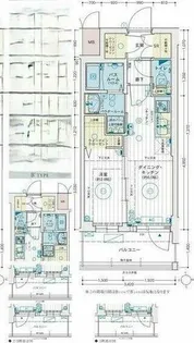 エステムコート名古屋 TWIN EAST【7階】の間取り