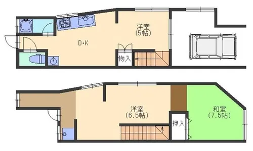 播本文化【1階】の間取り