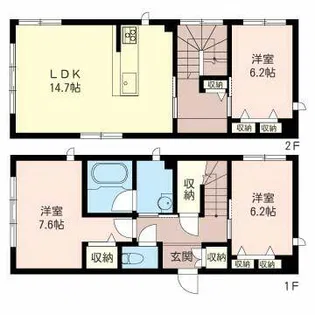 シャーメゾン杜【00102号室】の間取り