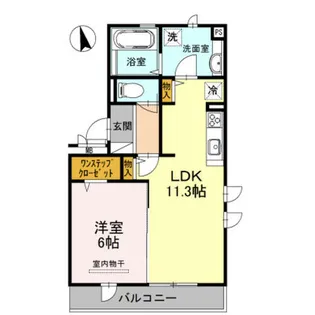 ミルキーコート水池【2階】の間取り