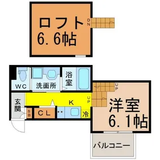 スマイルセレクト中村公園【2階】の間取り