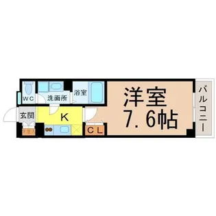 meLiv鶴舞【13階】の間取り