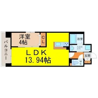 Primal千種luno【5階】の間取り