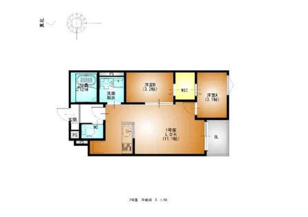 REGALEST草薙町【2階】の間取り