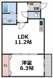 RIHITO鶴見【2階】の間取り