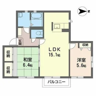 エフ・メゾン・D【2階】の間取り