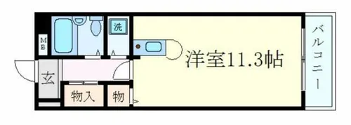 ペシュモトシオ【4階】の間取り