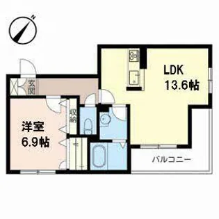 シャーメゾン 京和【0302号室】の間取り