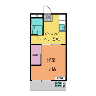 グローリー【1階】の間取り