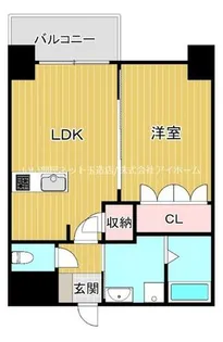 THE SENSE RESIDENCE 新深江【3階】の間取り