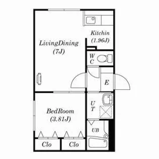 GENTILE S8【3階】の間取り