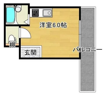 ライズワン下新庄【5階】の間取り