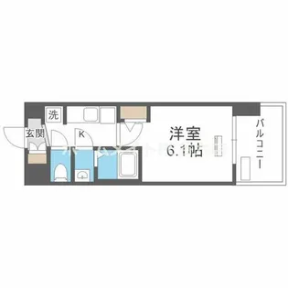 Alivis放出【6階】の間取り