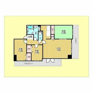 トレ・ビバース上山手公園I【7階】の間取り