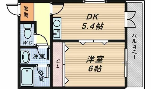 メゾンドミス【4階】の間取り