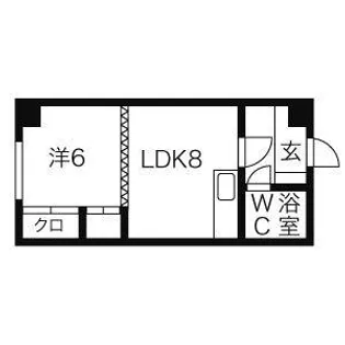 グレイス23【5階】の間取り