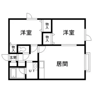 フォレストガーデン桂町【3号室】の間取り
