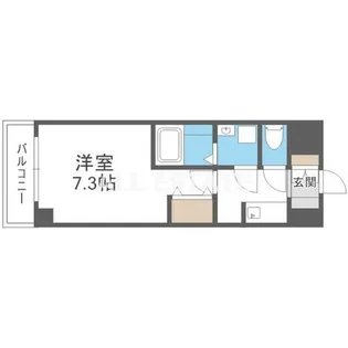 プロシード深江橋【2階】の間取り