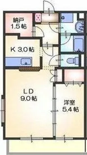 モッレロクス有松【2階】の間取り