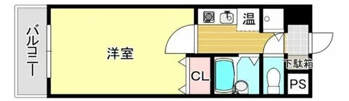 パインストン今泉【301号室】の間取り