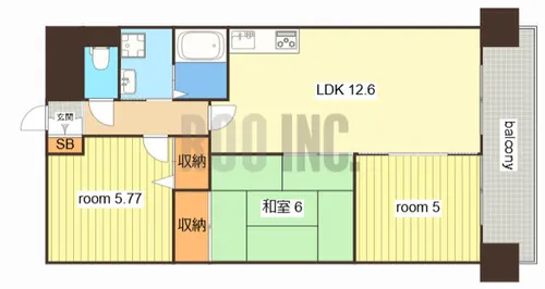 ファーレ姫路【2階】の間取り