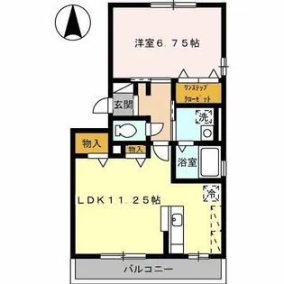 ジュノウタウン B棟【2階】の間取り