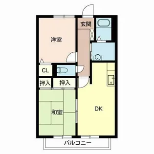グレイスコート【A215号室】の間取り