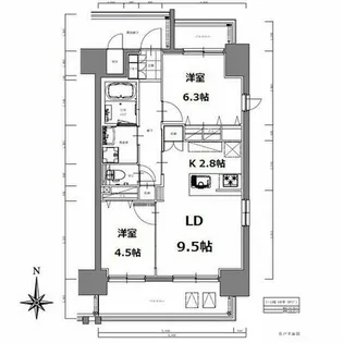 S-RESIDENCE亀島駅前blaze【10階】の間取り