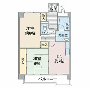 レジデンス千代田【3階】の間取り