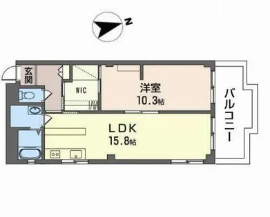 花太コーポ篠尾【3階】の間取り