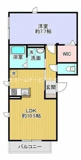 コンフォート住吉【3階】の間取り