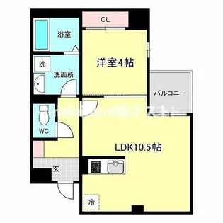 SFIDA帝塚山【3階】の間取り
