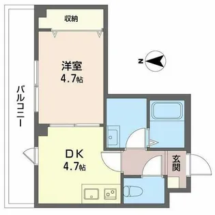 パークステージ夙川【2階】の間取り