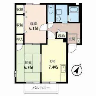 コンフォート【1階】の間取り