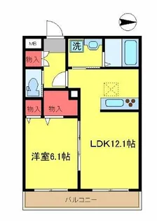 CLIFTON COURT【102号室】の間取り